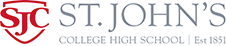  Logo of St. John's College High School in Washington, DC 